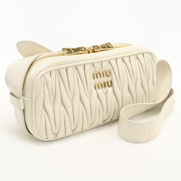 Miu Miu Matelasse Shoulder Bag Lambskin