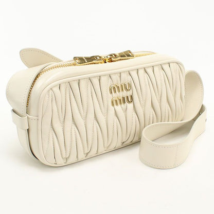 Miu Miu Matelasse Shoulder Bag Lambskin
