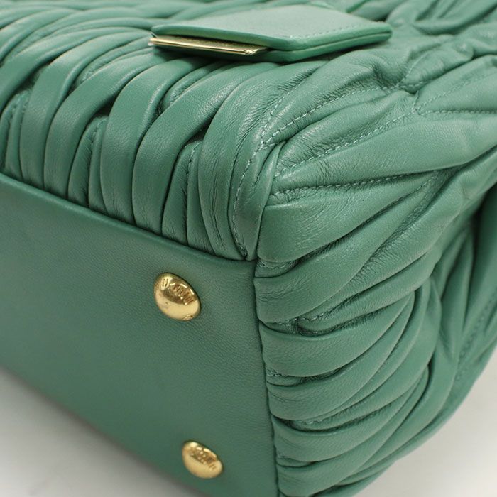 Miu Miu 2-Way Matelasse Tote Bag Lambskin — view 5