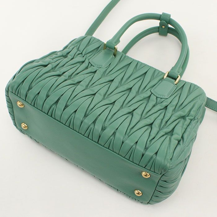 Miu Miu 2-Way Matelasse Tote Bag Lambskin — view 2