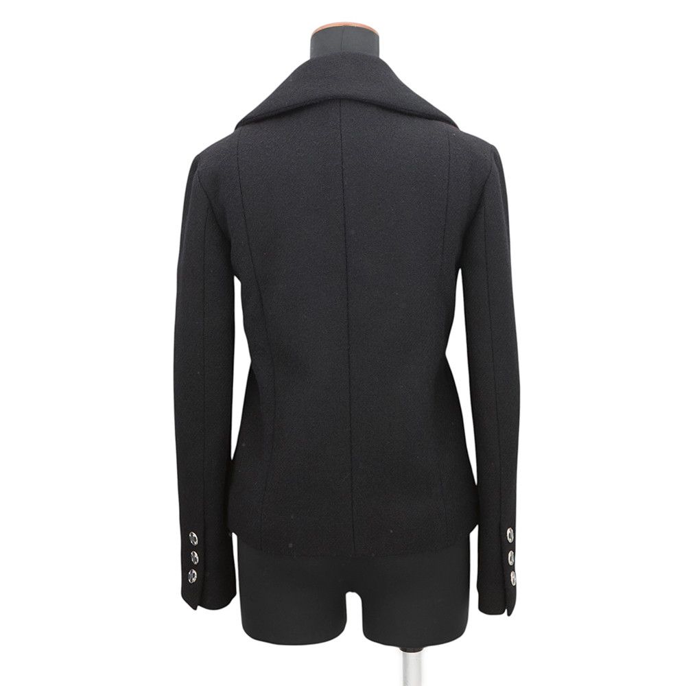 Chanel Jacket Wool 36 Black — view 2