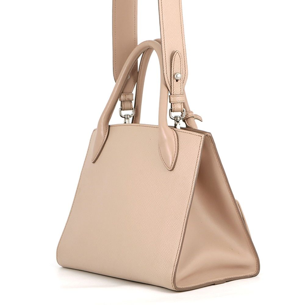 Prada Handbag Robot Motif Saffiano Leather 2-Way — view 2