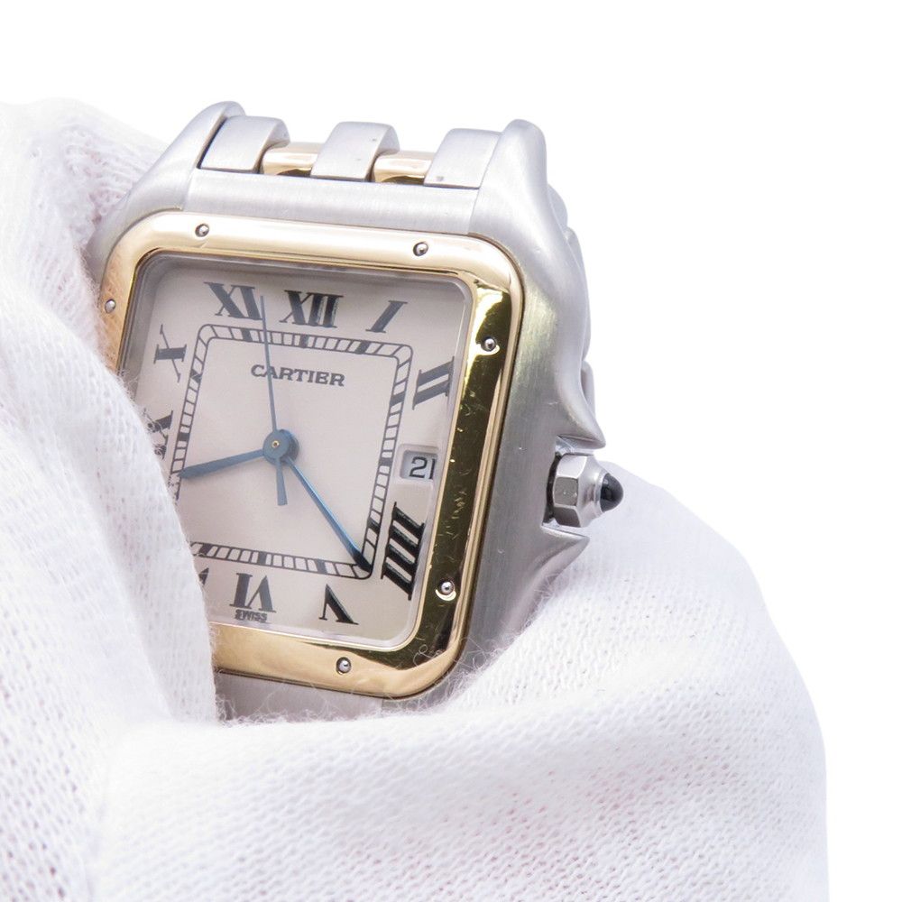 Cartier Panthere 2 Row LM Watch Ivory Dial Quartz — view 5
