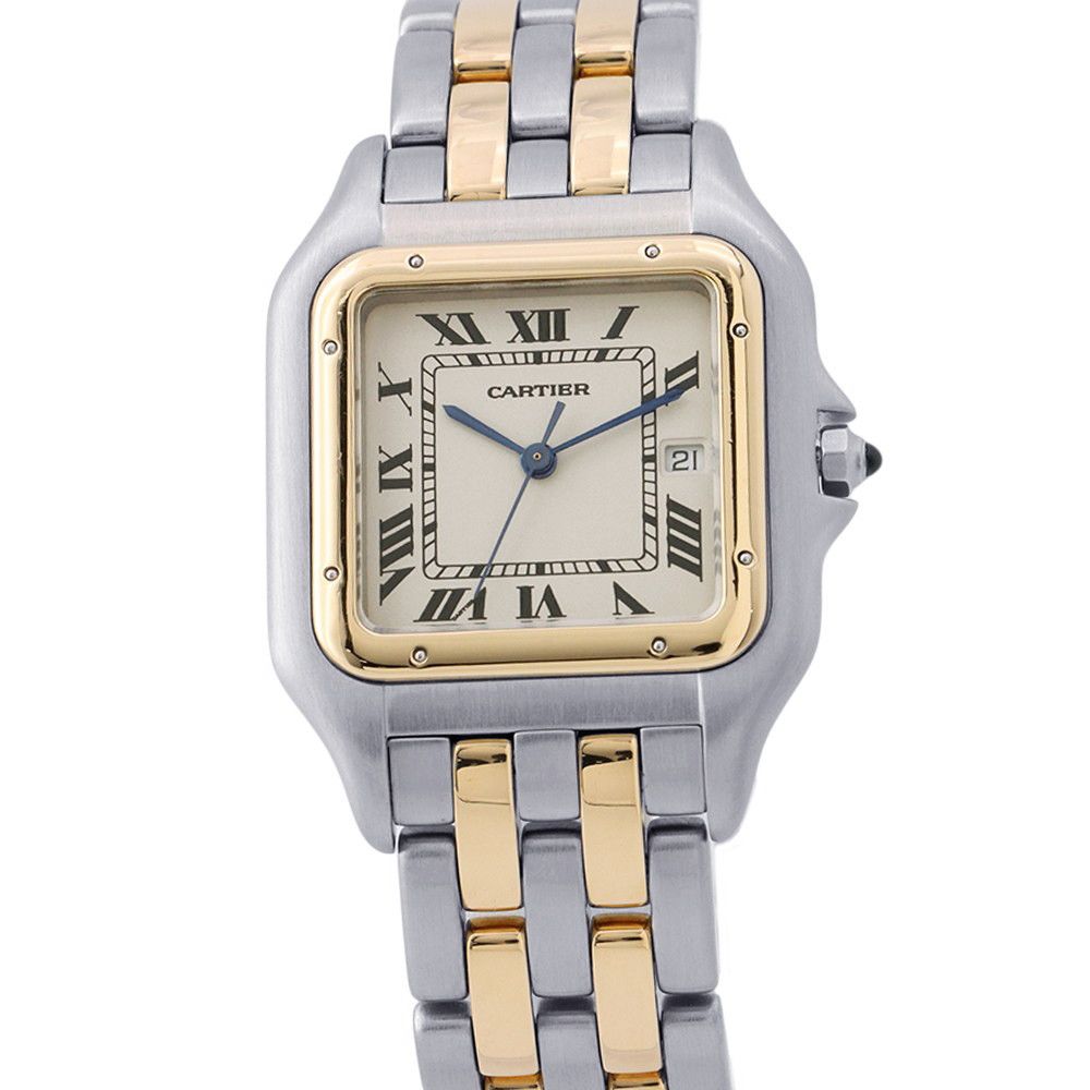 Cartier Panthere 2 Row LM Watch Ivory Dial Quartz