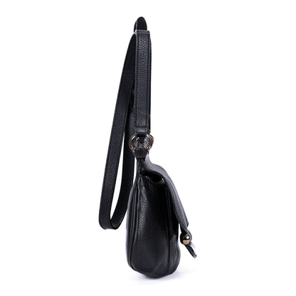 Gucci Bamboo Nouveau Fringe Small Crossbody Black Spike Calfskin Leather — view 4