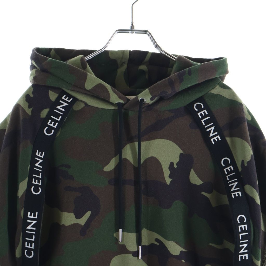 Celine Bands Hoodie Camouflage Pullover — view 3