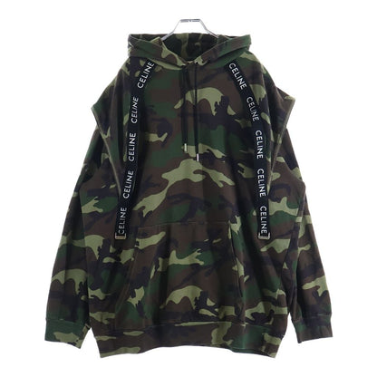 Celine Bands Hoodie Camouflage Pullover