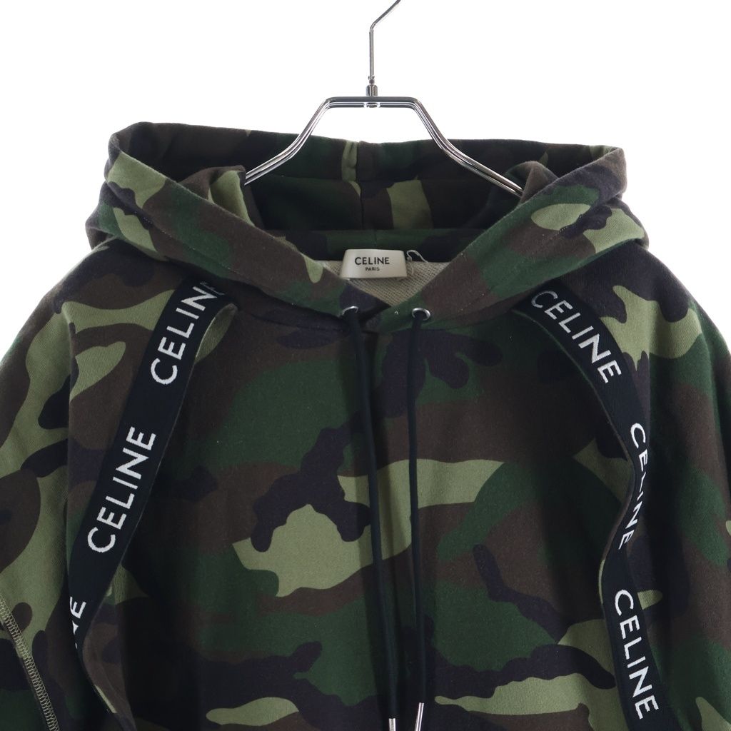 Celine Bands Hoodie Camouflage Pullover — view 3