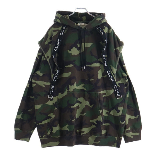 Celine Bands Hoodie Camouflage Pullover