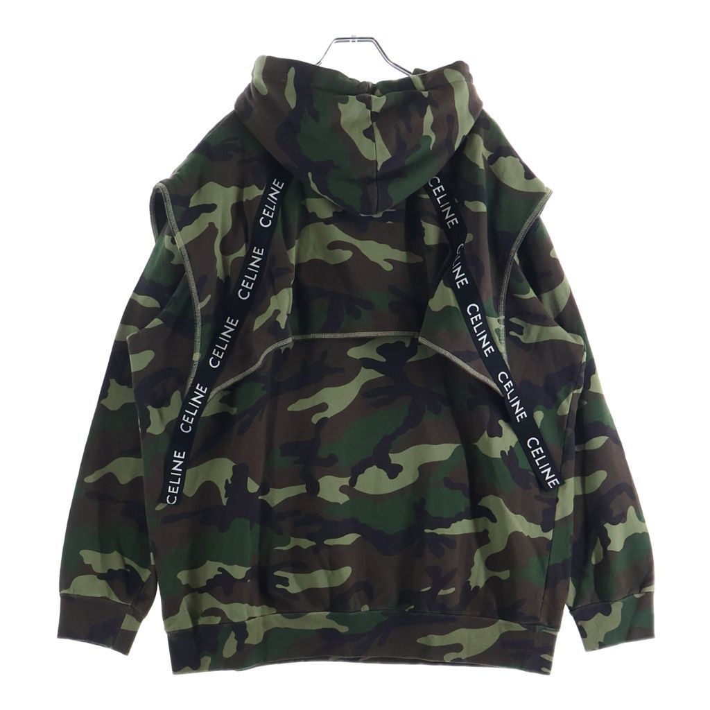 Celine Bands Hoodie Camouflage Pullover — view 2