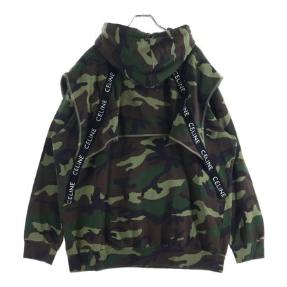 Celine Bands Hoodie Camouflage Pullover — view 2