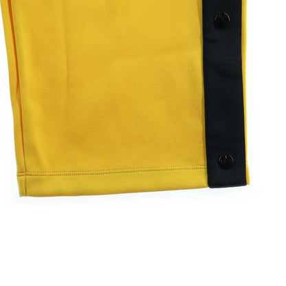 Celine Front Logo Embroidery Side Snap Button Track Pants Yellow — view 5