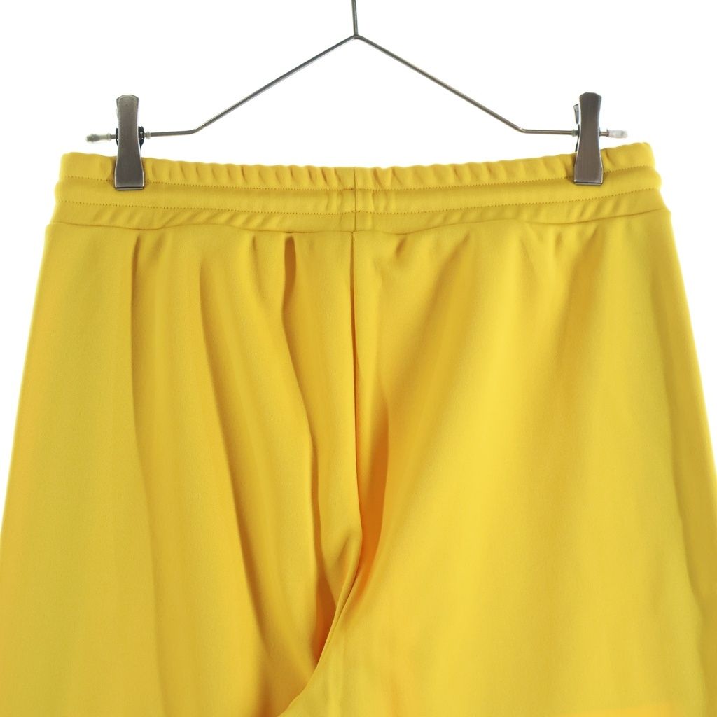 Celine Front Logo Embroidery Side Snap Button Track Pants Yellow — view 4
