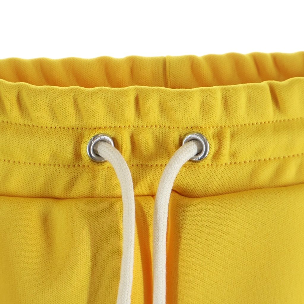 Celine Front Logo Embroidery Side Snap Button Track Pants Yellow — view 6