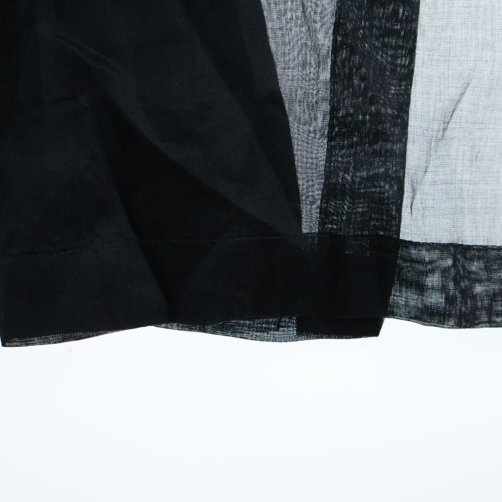 Loewe Linen Orange Belt Coat Black XS — view 6