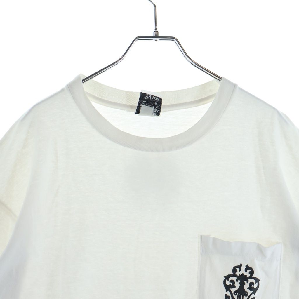 Chrome Hearts Vintage Vine Daga Print Backhorse Shoe Short Sleeve T-Shirt White — view 3