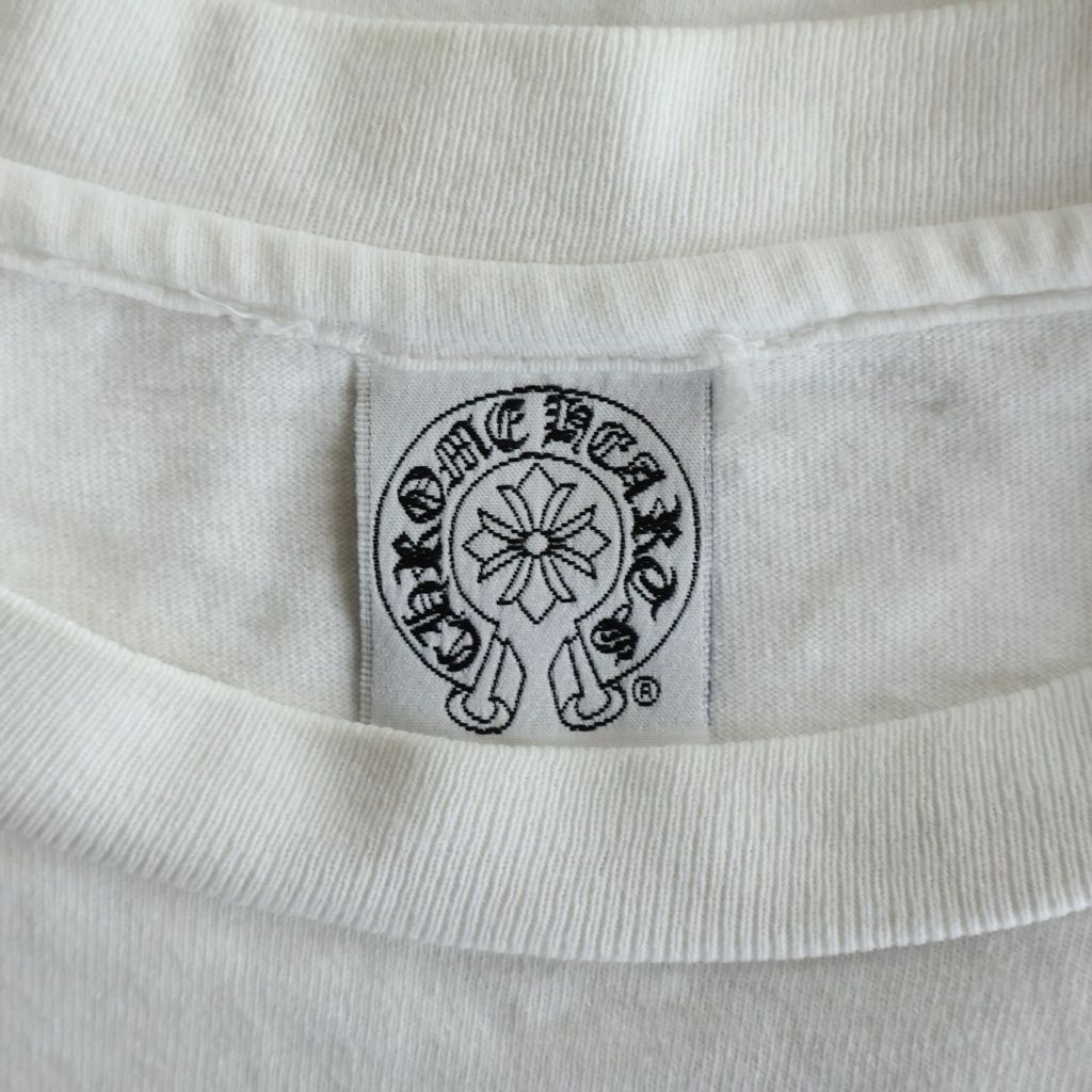Chrome Hearts Vintage Vine Daga Print Backhorse Shoe Short Sleeve T-Shirt White — view 7