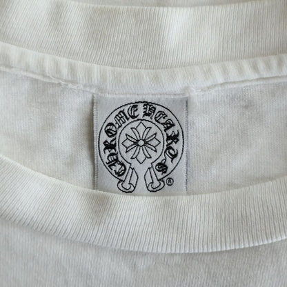 Chrome Hearts Vintage Vine Daga Print Backhorse Shoe Short Sleeve T-Shirt White — view 7