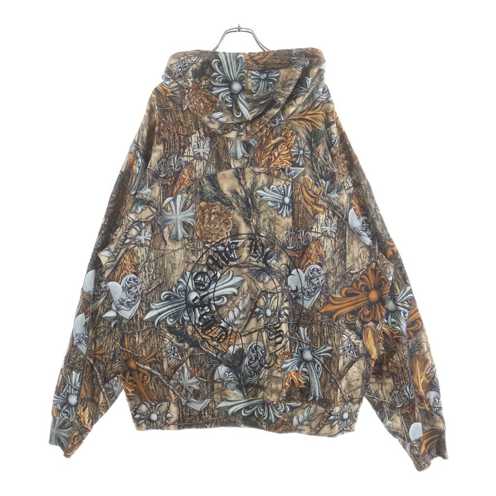 Chrome Hearts Nike Nocta Drake Hoodie Back Shoe Print Pullover Sweatshirt Brown — view 2