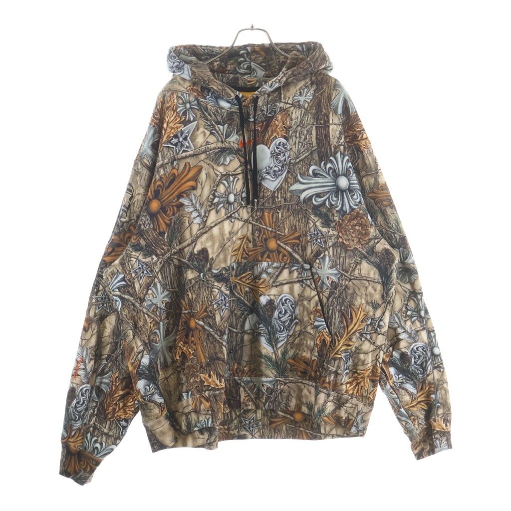 Chrome Hearts Nike Nocta Drake Hoodie Back Shoe Print Pullover Sweatshirt Brown