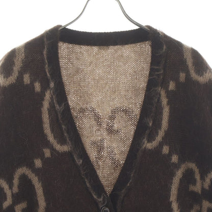 Gucci Reversible GG Mohair Khadigan Brown T-Shirt — view 5