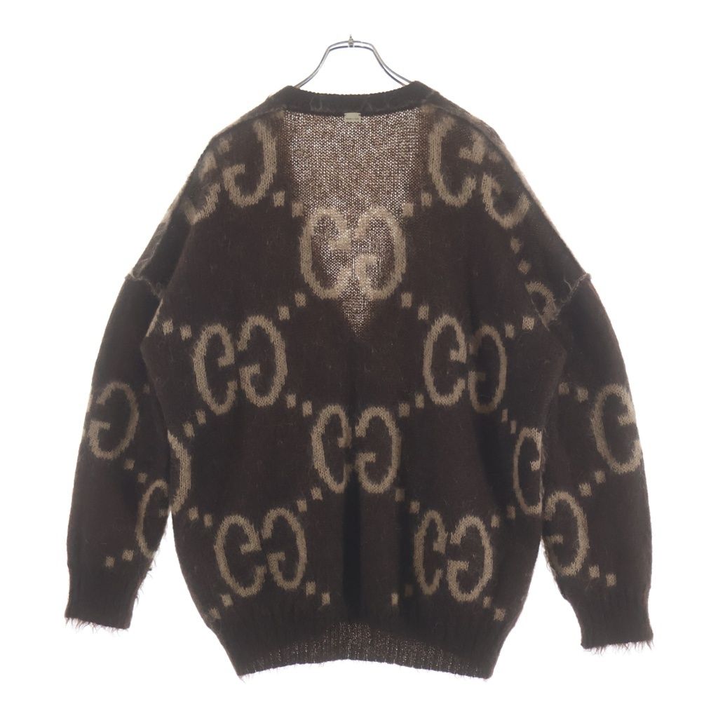Gucci Reversible GG Mohair Khadigan Brown T-Shirt — view 2