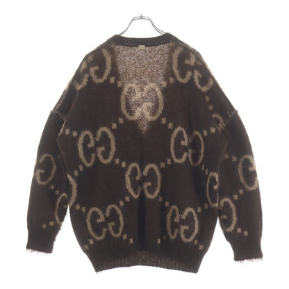 Gucci Reversible GG Mohair Khadigan Brown T-Shirt — view 2