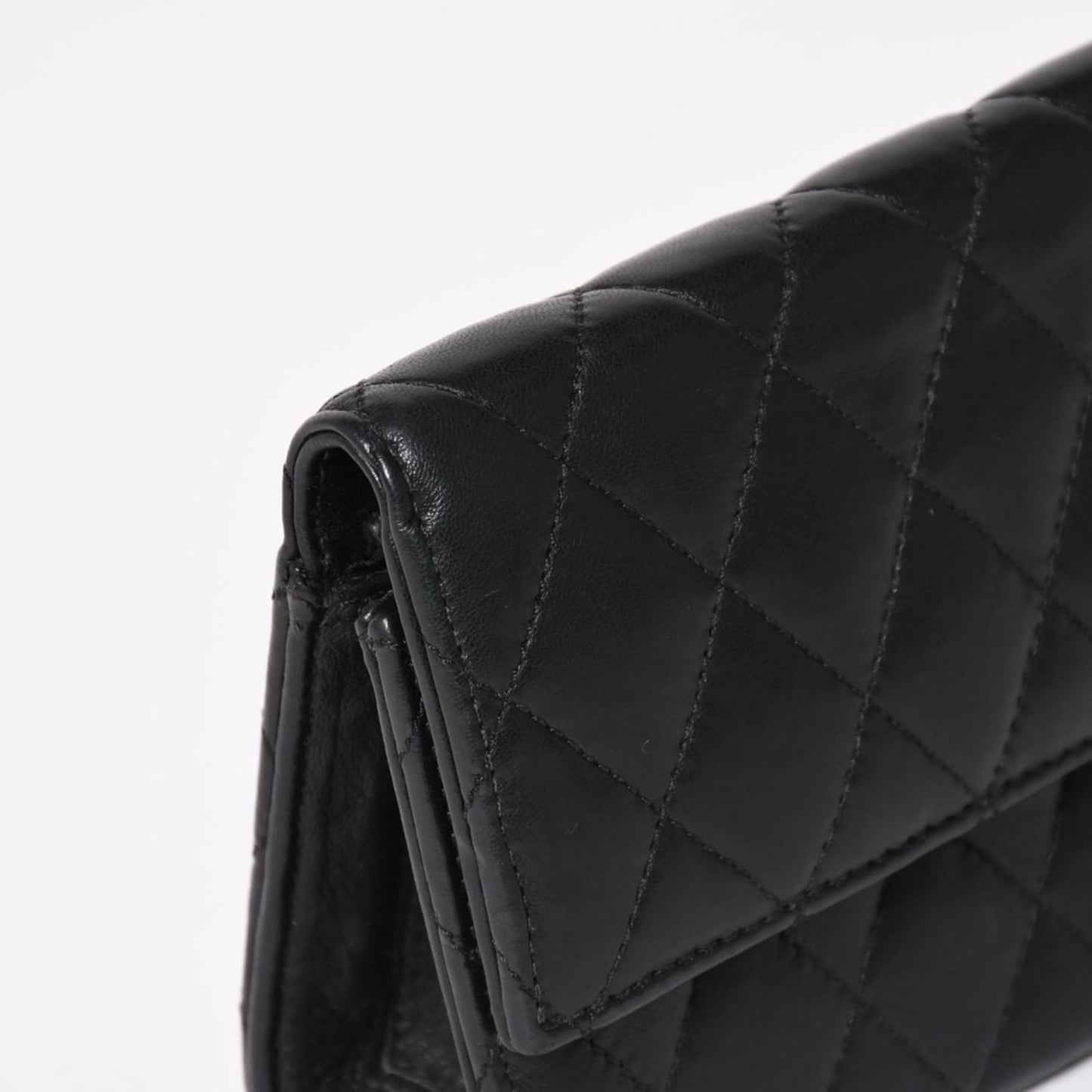 Chrome Hearts Dinner Clutch Large Dagger Matelasse Lambskin Black — view 5