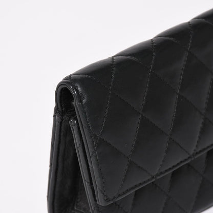 Chrome Hearts Dinner Clutch Large Dagger Matelasse Lambskin Black — view 5