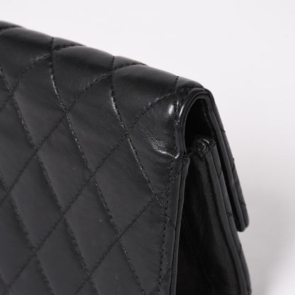 Chrome Hearts Dinner Clutch Large Dagger Matelasse Lambskin Black — view 6