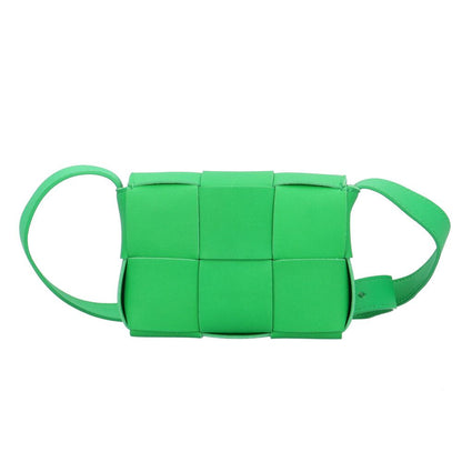 Bottega Veneta Candy Cassette Maxi Intrecciato Shoulder Bag Leather Green — view 3