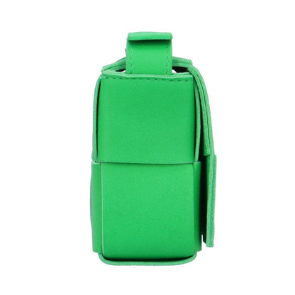 Bottega Veneta Candy Cassette Maxi Intrecciato Shoulder Bag Leather Green — view 4