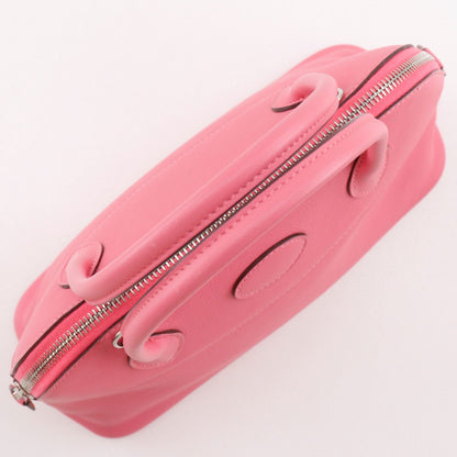 Hermes Bolide 27 2-Way Shoulder Swift Pink Silver Handbag — view 5
