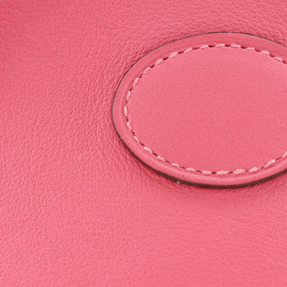 Hermes Bolide 27 2-Way Shoulder Swift Pink Silver Handbag — view 8