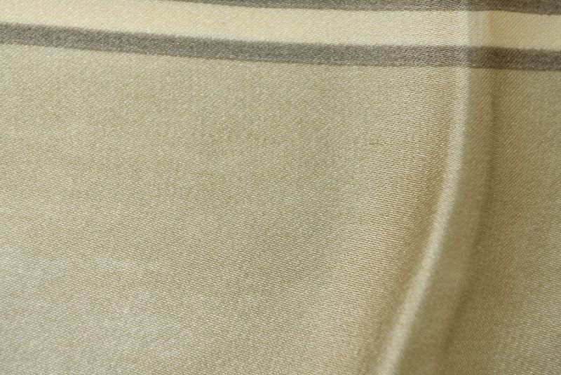 Fendi Scarf Silk Twill Vintage FF Leopard Print Brown Khaki — view 5