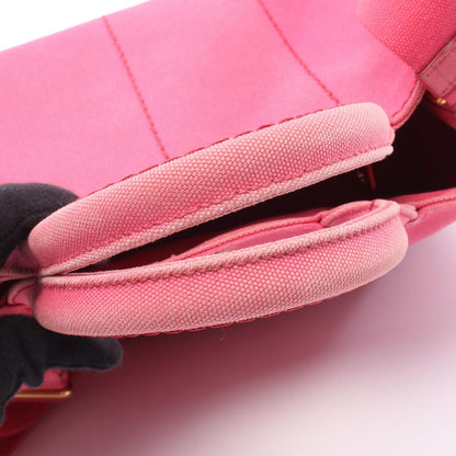 Prada Tote Bag Canapa Mini 2-Way Pink Canvas — view 8