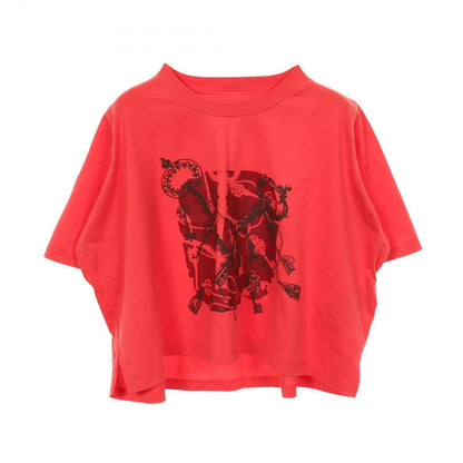 Hermes Short Sleeve T-Shirt Cartouche Leclere Cropped Cotton