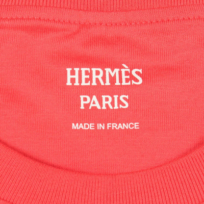 Hermes Short Sleeve T-Shirt Cartouche Leclere Cropped Cotton — view 3