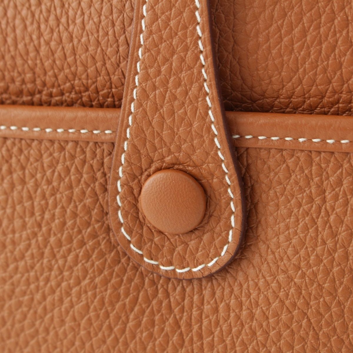 Hermes Evelyne 3 Trois 29 PM Taurillon Clemence Amazon Shoulder Bag Gold — view 8