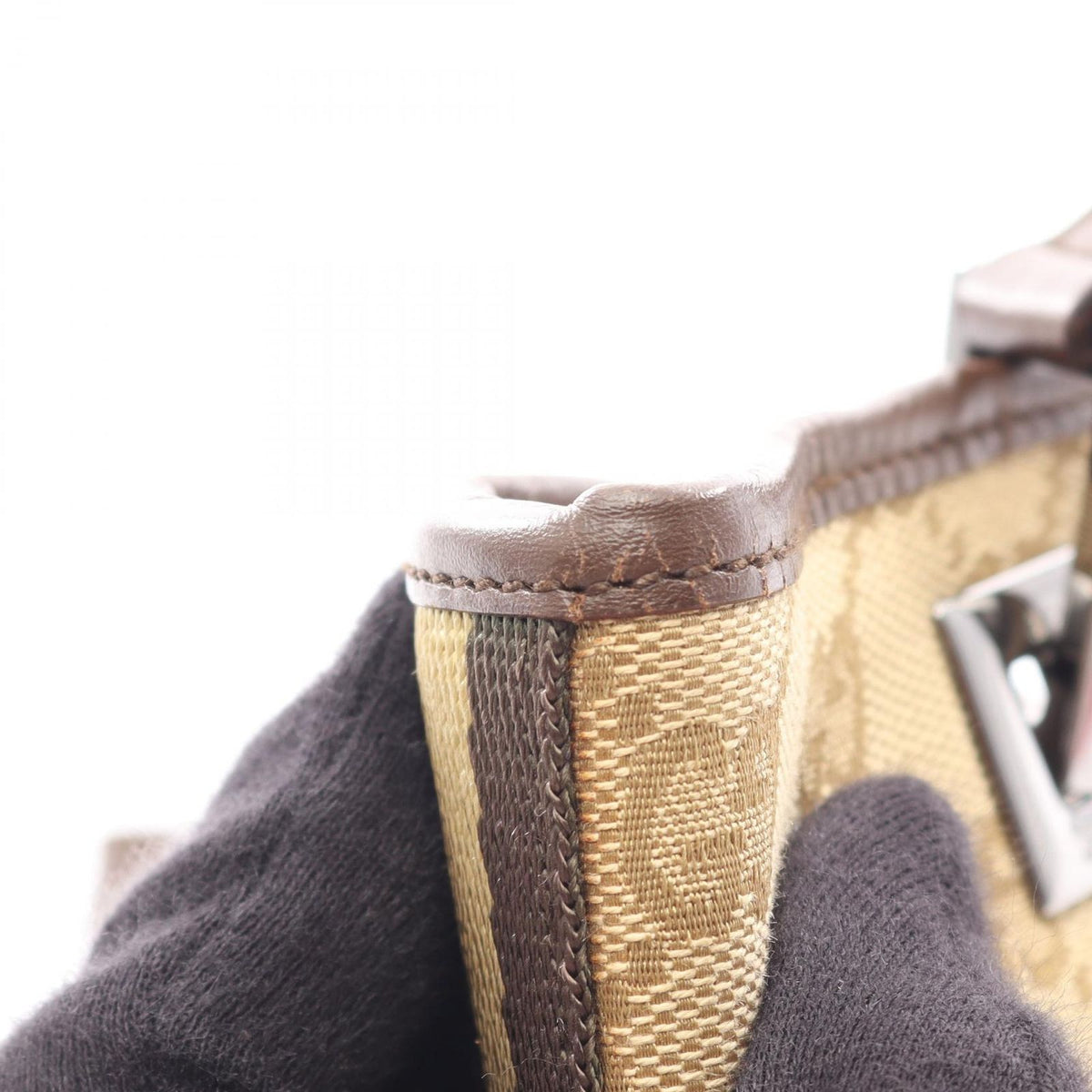 Gucci Tote Bag GG Canvas Brown — view 6