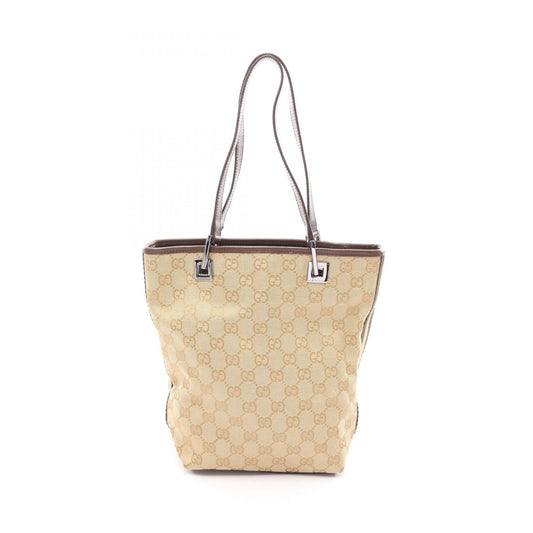 Gucci Tote Bag GG Canvas Brown