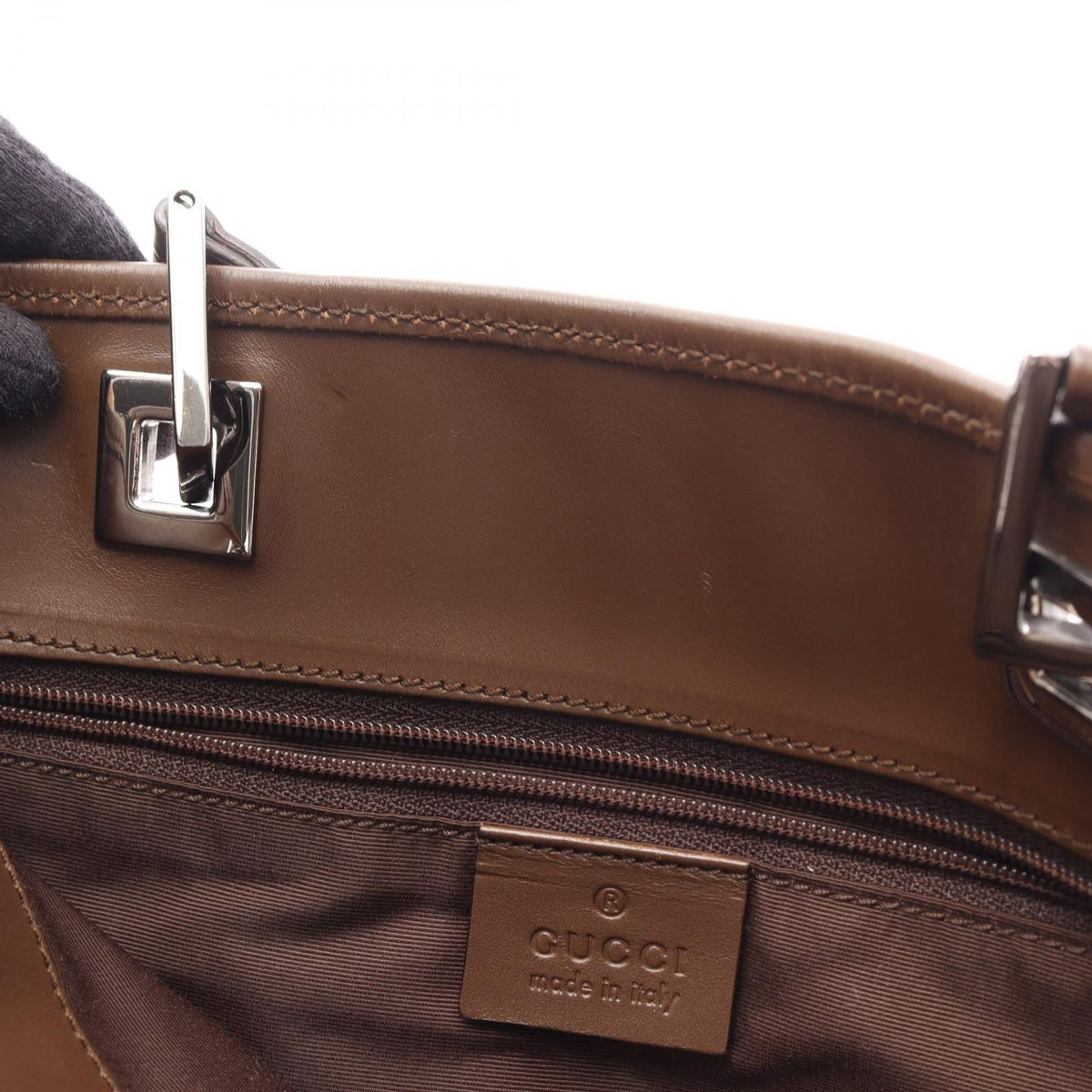 Gucci Tote Bag GG Canvas Brown — view 5