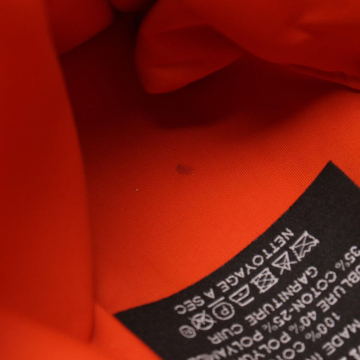 Hermes Pouch Bolide 15 Mini Orange 02 Canvas Leather — view 5