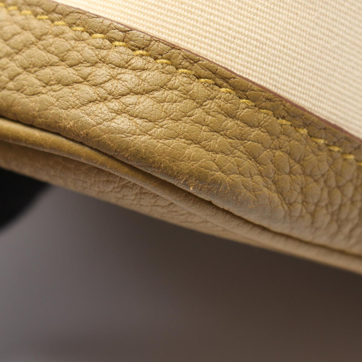 Hermes Tote Bag Garden Party TPM Vanille Cardamom Canvas Leather — view 6