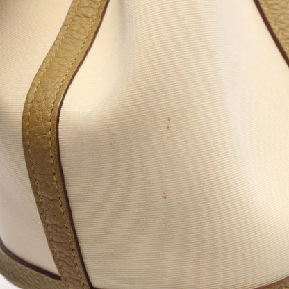 Hermes Tote Bag Garden Party TPM Vanille Cardamom Canvas Leather — view 7