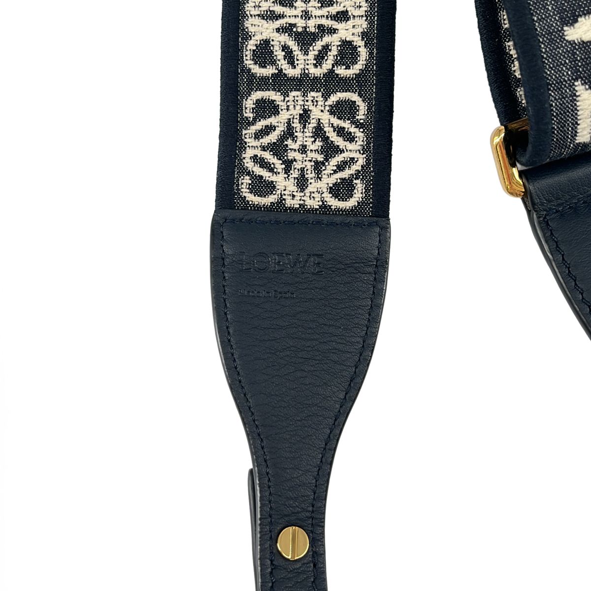 Loewe Anagram Logo Shoulder Strap Gray Beige — view 4