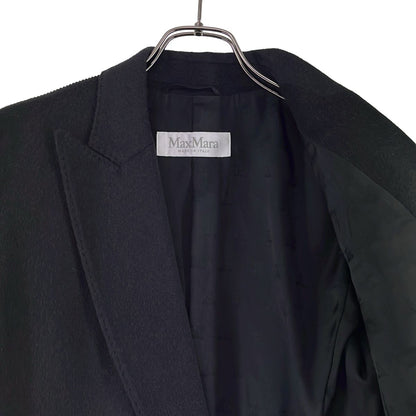 Max Mara Potente Camel Corduroy Contrast Double Jacket 38 Black Gray — view 4