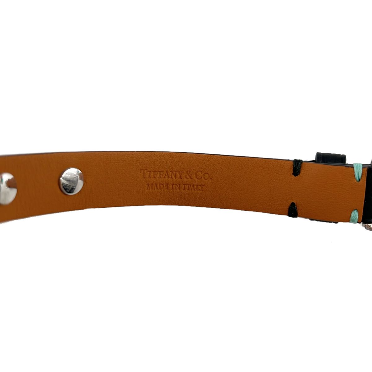 Tiffany & Co Return to Tiffany Leather Bracelet Black — view 5