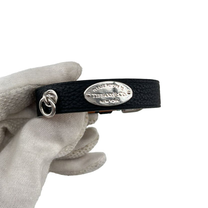 Tiffany & Co Return to Tiffany Leather Bracelet Black — view 7
