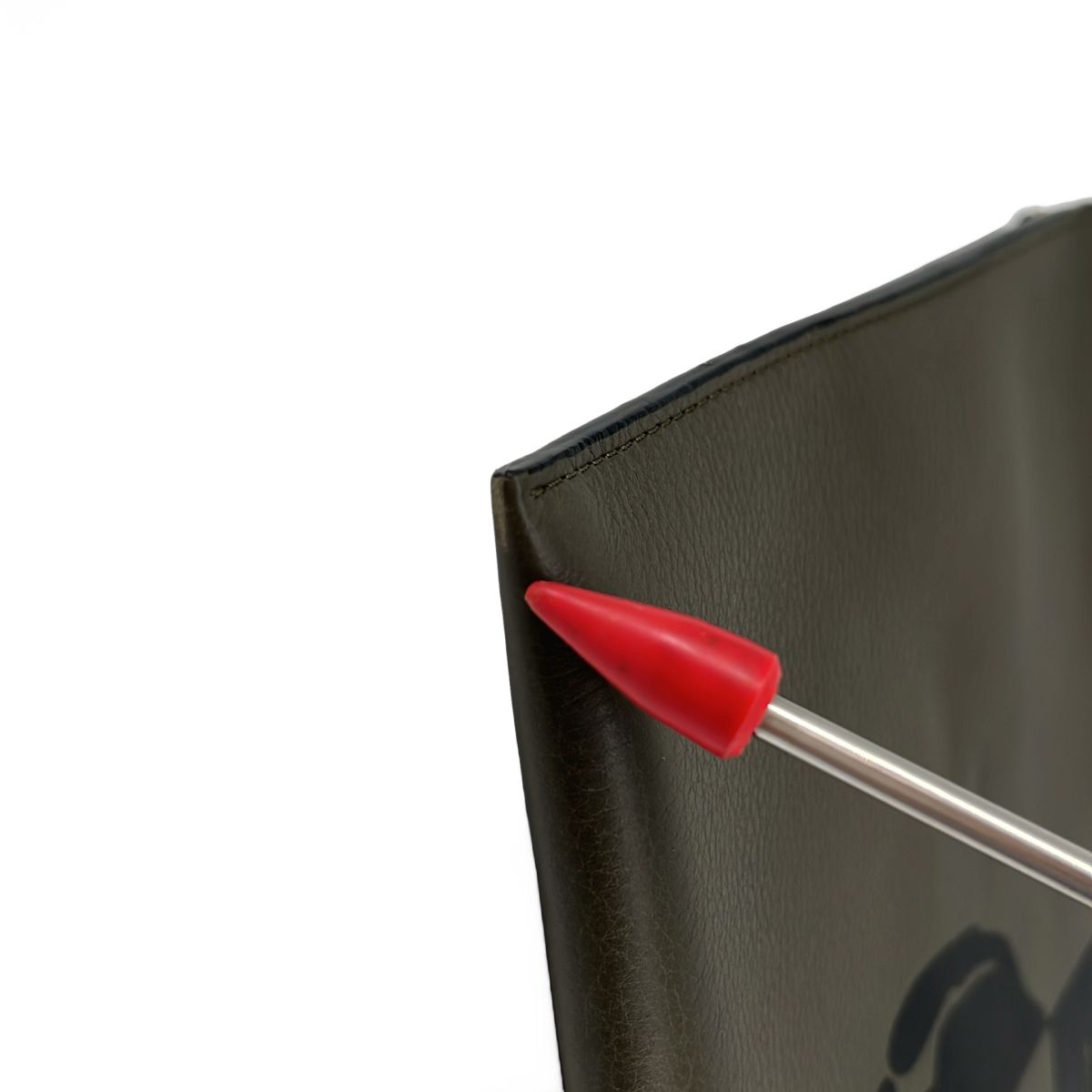 Loewe Rectangle Pouch William de Morgan Clutch Khaki Black — view 7